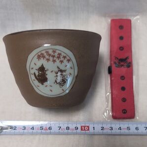 ダヤン チビクロパーティ 販促品湯のみ / 弁当どめ