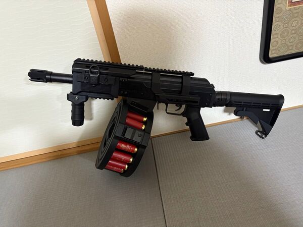 ITP AIRSOFT 東京マルイ SAIGA12SBS 用 ドラムマガジンキット おまけ付き