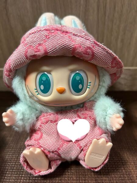 labubu ぬいぐるみ&服,帽子3点セット