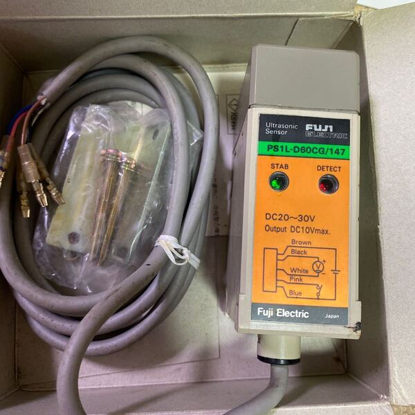 富士電機 ultrasonic sensor 超音波センサー PS1L-D60CG 147 Fuji Electri DC20v-30v 未使用