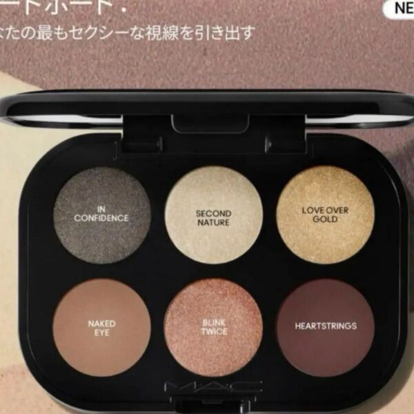 コネクト イン カラー アイシャドウ パレット X 6:ヌード ボード