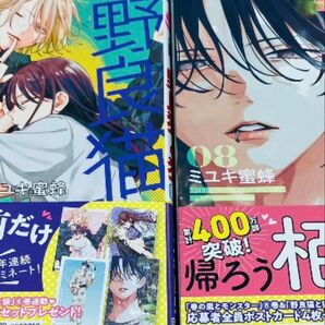 春の嵐とモンスター 8巻 野良猫と狼 6巻 ミユキ蜜蜂 2冊 花とゆめ 白泉社