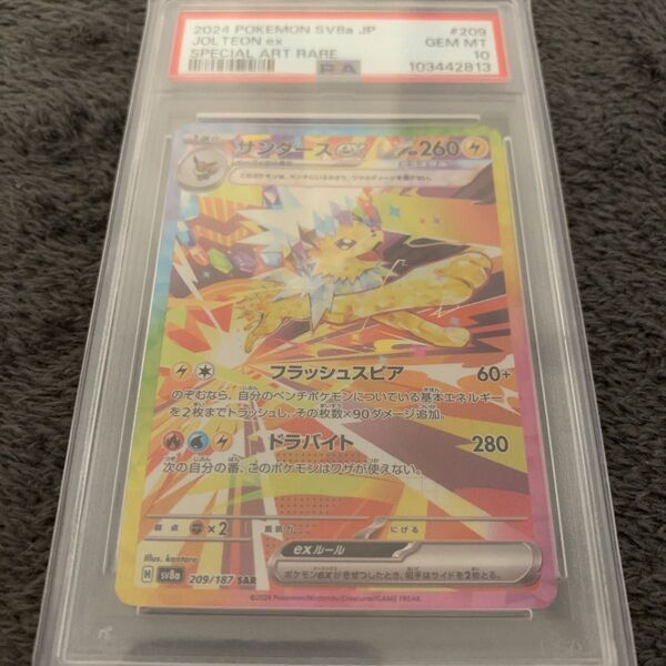 サンダースex sar psa10 テラスタルフェスex