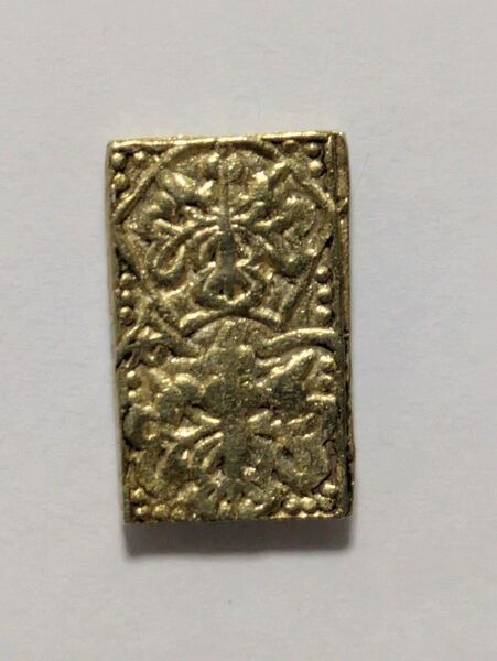 元文一分判金(無刻印桐面額縁様)専門機関の成分分析表付美品 3.28g