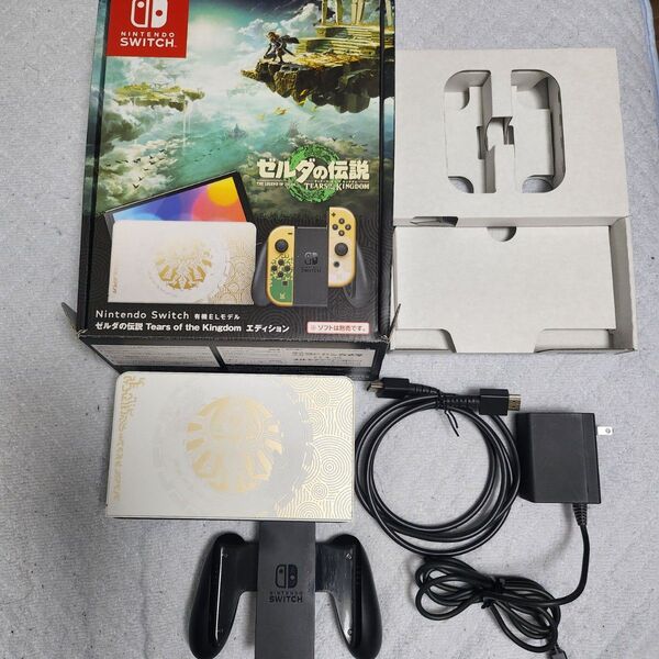 本体無し Nintendo Switch 有機ELモデル ゼルダの伝説デザイン