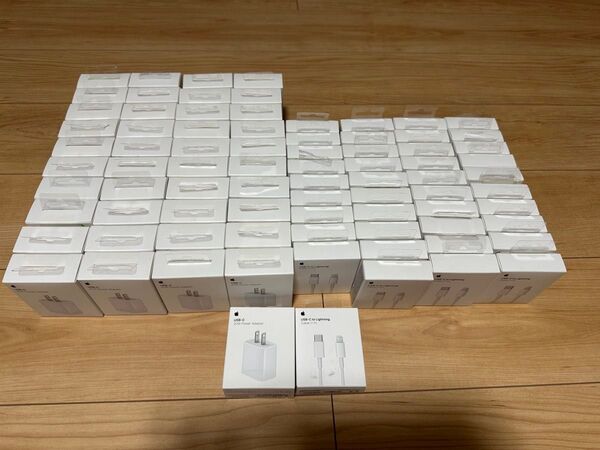 Apple 純正 USB-C - Lightningケーブル 20W電源アダプタ まとめ売り