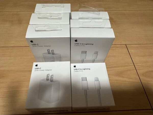 Apple純正 20W USB-C電源アダプタ&USB-C to Lightningケーブル まとめ売り
