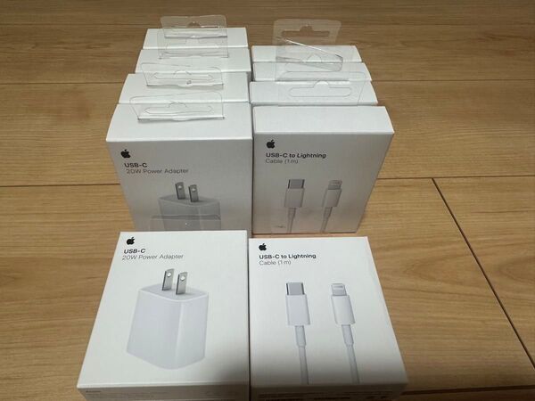 Apple純正 20W USB-C電源アダプタ&USB-C to Lightningケーブル まとめ売り