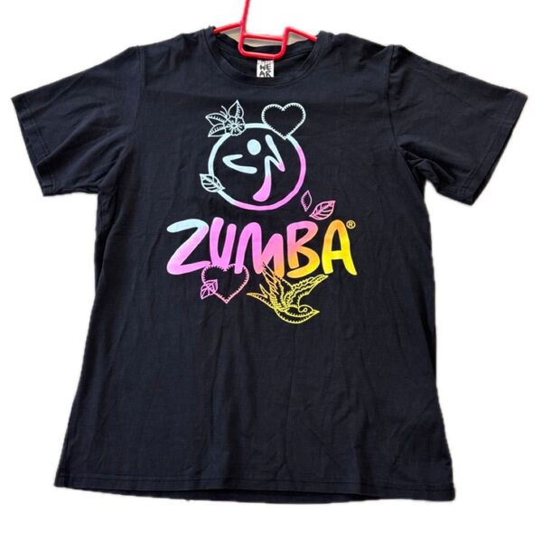 WEAR Tシャツ ズンバウェア ダンスウェア グラデーションロゴ XLサイズ 正規品
