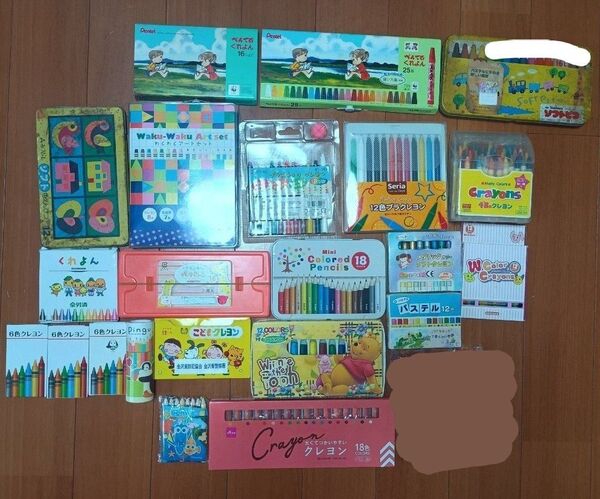 ぺんてるクレヨン 色鉛筆 まとめ売り