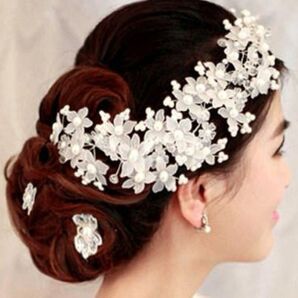 【激安セール中!】ヘッドドレス ウェディング ティアラ大人 ヘアアクセサリー 髪飾り 結婚式