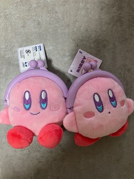 星のカービィ ぬいぐるみ型がま口、小物入れ 2個セット
