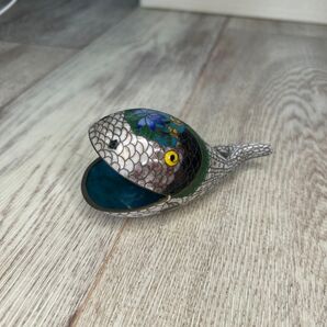 クジラ 置物 陶器 ヴィンテージ