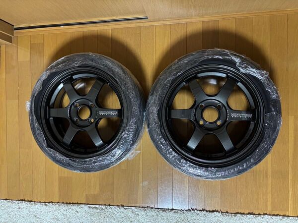RAYS TE37 SONIC 15インチ 5.5J 45 MM ガンメタ 165/55R15 POTENZA RE004 2本