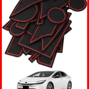 トヨタ 新型 プリウス 60系 5代目 ZVW60 MXWH60 ラバーマット ドアポケットマット 滑り止めシート
