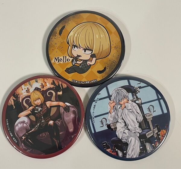 デスノート DEATH NOTE ラッキー缶バッジくじ メロ ニア