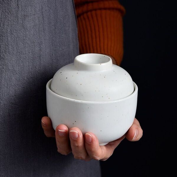 4個セット お椀 陶器 鉢 汁椀 吸物椀 味噌汁椀 雑煮椀 蓋付き 和食器 吸い椀 おしゃれ 鍋 取り皿 お汁粉