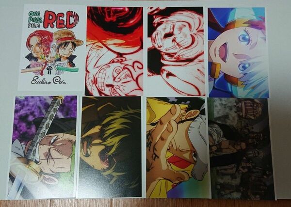ワンピース フィルムレッド ONE PIECE FILM RED ポストカード 入場者特典 週刊少年ジャンプ ミニクリアファイル