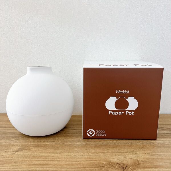 Papre Pot ペーパーポット ティッシュケース ティッシュボックス シュガーホワイト Waabbit