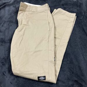 Dickies ワークパンツ ベージュ ストレートスキニー