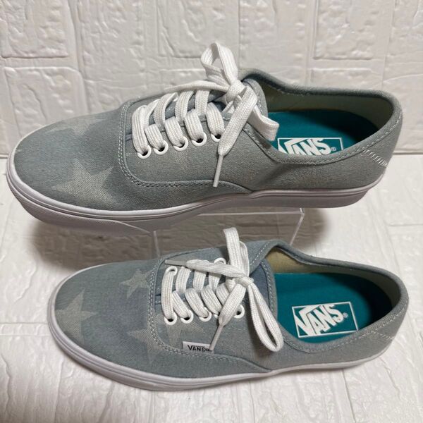 VANSスニーカー バンズ 水色 26cm