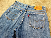 良好 80s ~90s USA製 levi's 610-0217 スリムテーパードジーンズ w31 アメリカ製 ビンテージジーンズ 80年代 90年代 / 610 606_画像5