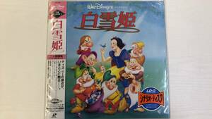  Disney LD laser disk [ Snow White ] postcard card attaching obi equipped beautiful goods 