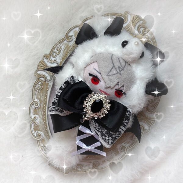 ぬい服 10cm ねこ 黒 にじぱぺっと