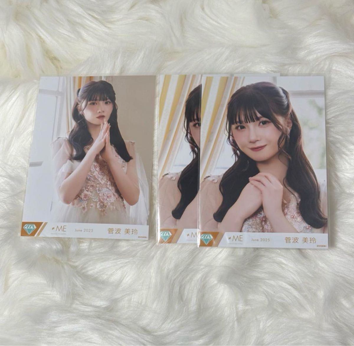 ≠ME ノイミー 菅波美玲 生写真 モブノデレラ歌唱② 直筆 チュウ イラスト有 ノイミー 菅波美玲 モブノデレラ 歌唱衣装②直筆 ヒキ コメあり