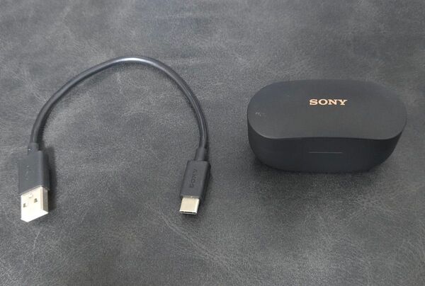 SONY WF-1000XM4 ブラック 充電ケース 純正ケーブル セット