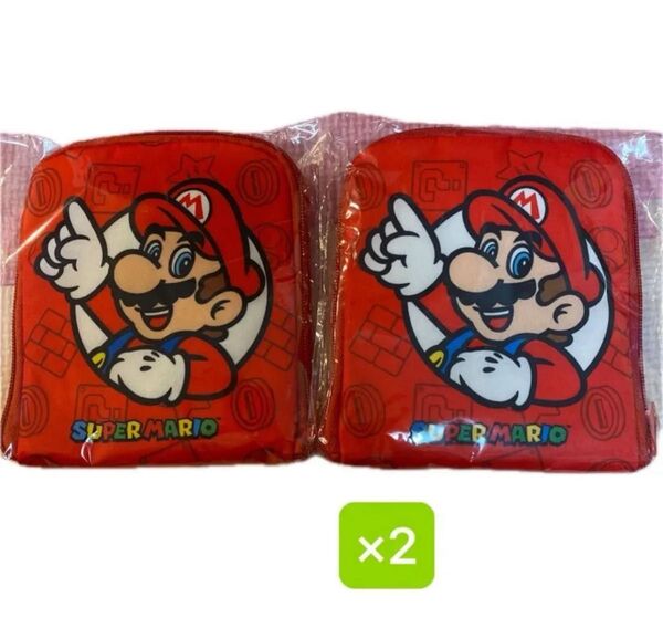 非売品 マリオ 新品 未開封 ジョーシン スーパーマリオ エコバッグ ポケッタブルバッグ ニンテンドー 2個セット エコバッグ