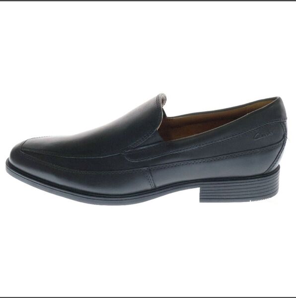Clarks クラークス TILDEN FREE ティルデンフリー レザースリッポンローファー ブラック US10/28cm