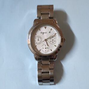 agnes b. 腕時計 レディース ウォッチ シルバー ジャンク品