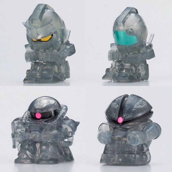 【内袋未開封】 まちぼうけ ガンダムの場合 セブンイレブン限定 ブラッククリアVer.