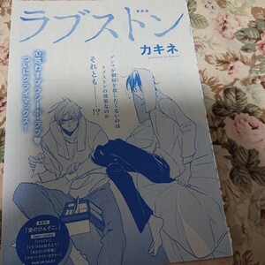 BL雑誌切抜★カキネ「ラブストン 最終話」Dear+2015/8