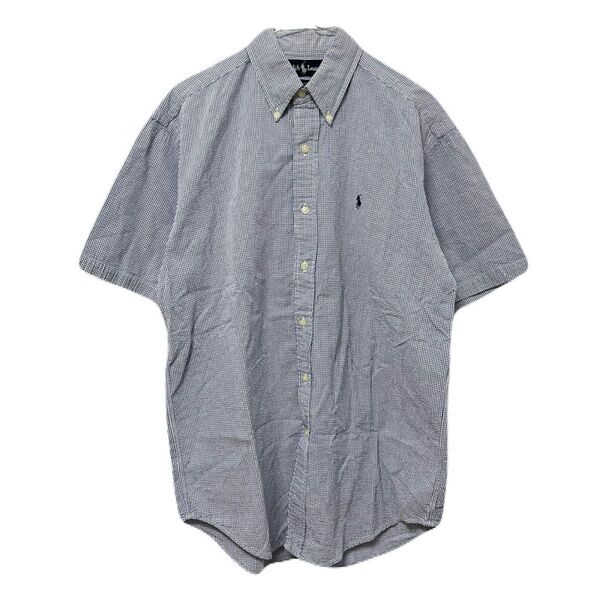 Ralph Lauren ラルフローレン BLAKE マリアナ諸島製 90s 半袖シャツ ボタンダウン チェック柄 Sサイズ