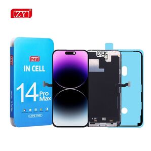 【新品】ZY INCELL FHD COF iPhone 14 PRO MAX リペア用LCD 液晶タッチパネル 防水シート付き