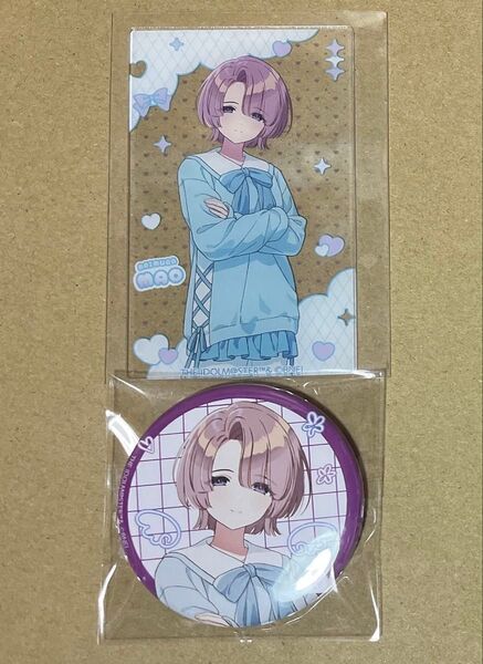 有村麻央 学マス 学園アイドルマスター ポップアップストア popup 缶バッジ アクリルカード
