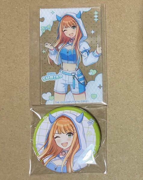 紫雲清夏 学マス 学園アイドルマスター ポップアップストア popup 缶バッジ アクリルカード