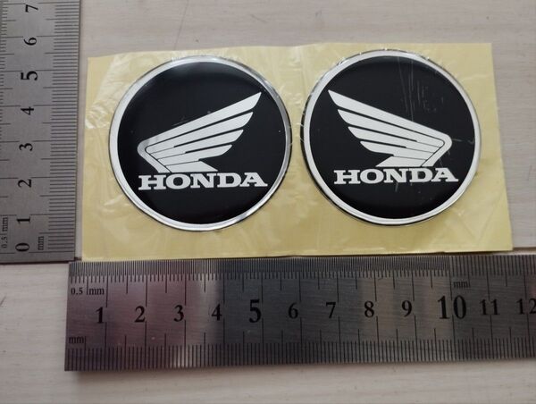 HONDAステッカー 2枚セット 3Dステッカー 防水反射 タンクステッカー レーシングステッカー ホンダ タンクパッド