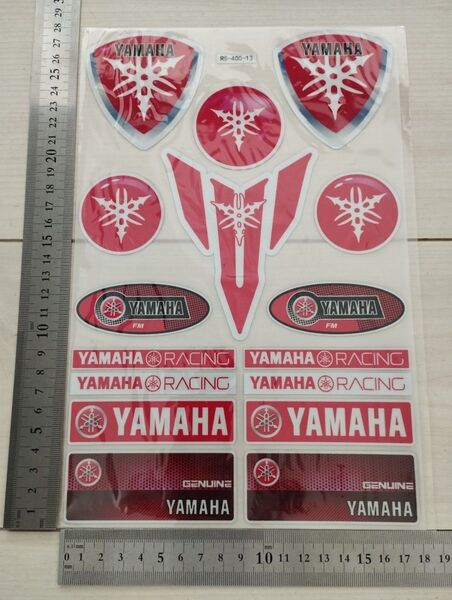 YAMAHAステッカー 1シート分 防水 バイクステッカー レーシングステッカー motoGP ヤマハ ヤマハレーシング