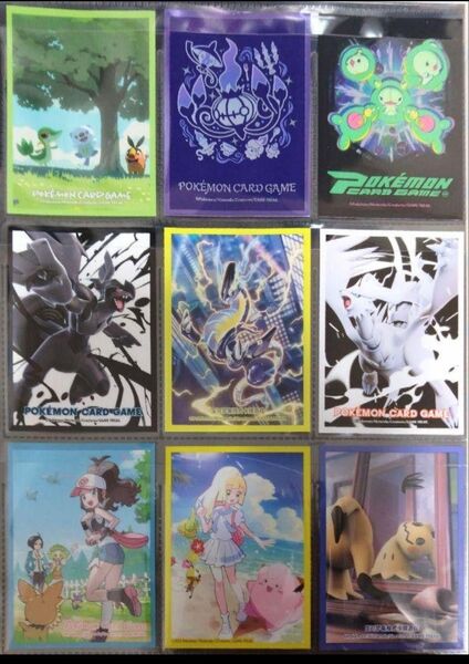 ポケモンカード デッキシールド キャラクタースリーブ 9種類 バラ売り164