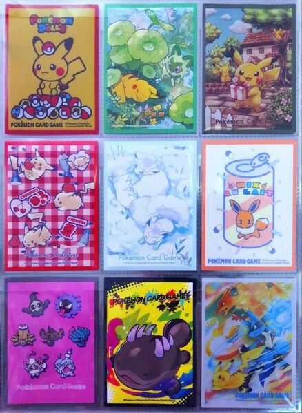 ポケモンカード デッキシールド キャラクタースリーブ 9種類 バラ売り159