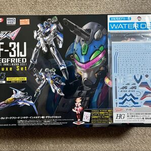 HG 1/100 VF-31J ジークフリード (ハヤテ・インメルマン機) デラックスセット +デカール