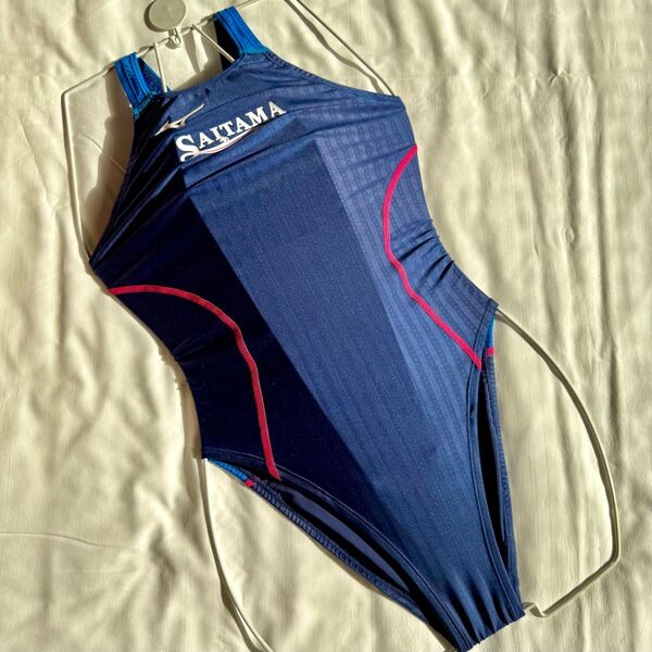 【埼玉ジュニア】MIZUNO ミズノ 競泳水着 埼玉県水泳連盟 ネイビー サイズL 未使用・新品
