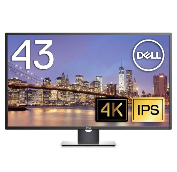 DELL 43インチ ディスプレイ 4Kモニター P4317Q ブラック