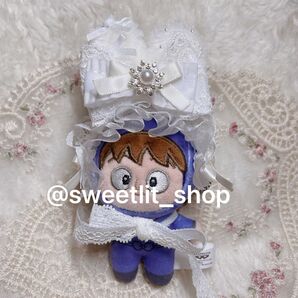 ほわぬい にじぱぺ ヘッドドレス *ホワイトスノー×レース×うさみみ*