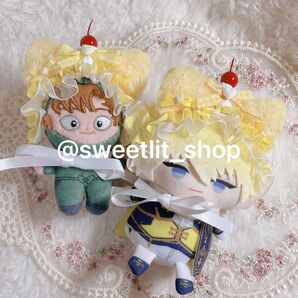 ほわぬい ヘッドドレス *さくらんぼホイップ×ねこみみ*② イエロー
