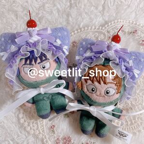 ほわぬい ヘッドドレス *さくらんぼホイップ×ねこみみ*② パープル②