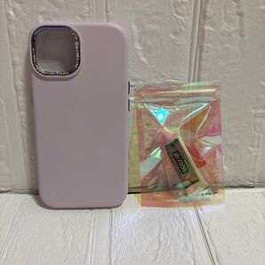 ルミニョン lumignon pastel color kirakira iPhone cace purple 紫色 スマホケース